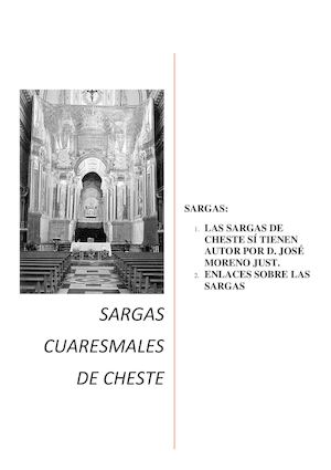 Sargas Cuaresmales De Cheste