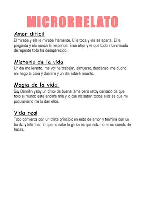 Mocrorrelatos Celia Barea