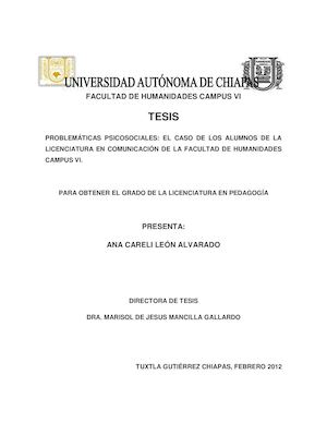 Problematicas Psicosociales