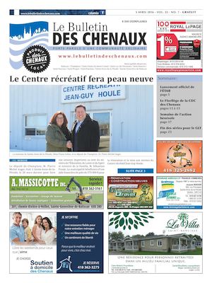 Le Bulletin des Chenaux - Avril 2016