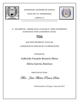 Documental Camino Hacia La Escuela