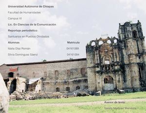 Tesis (Reportaje Periodístico Santuarios En Pueblos Olvidado