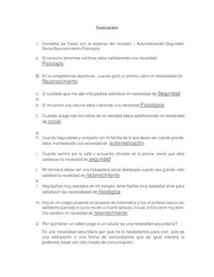 Evaluación De Emprendimiento