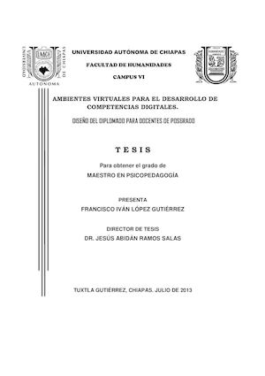 Tesis Maestría En Psicopedagogía Vn