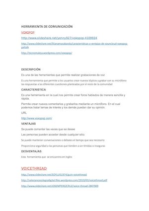 Herramienta De Comunicación