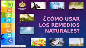 Cómo Usar Los Remedios Naturales Pptx