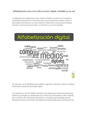 Alfabetización Para Una Cultura Social