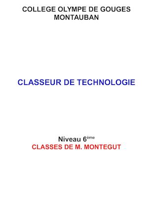 Classeur 6èmes