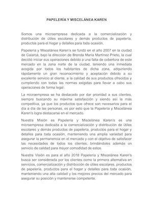 Papelería Y Miscelánea Karen