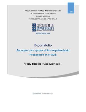 E Portafolio, Fredy Rubén Puac