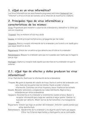 virus informaticos