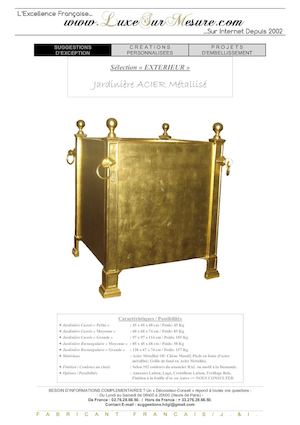 jardiniere luxe - jardiniere haut de gamme