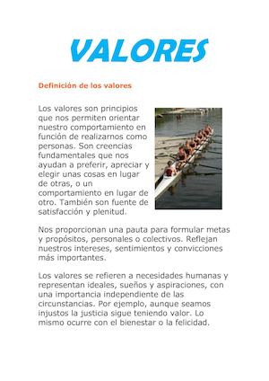 Valores