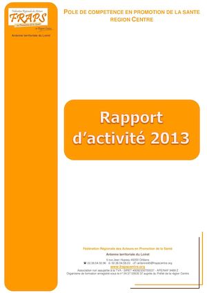 2013 Rapport Activite FRAPS Antenne 45