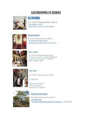 Gastronomia En Ibarra