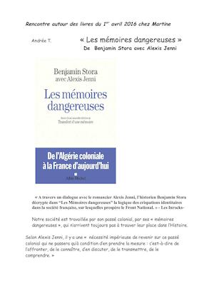 Rencontre Autour Des Livres Du 1er Avril 2016 Chez Martine