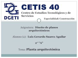 Revista De Planta Arquitectonica