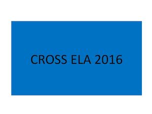 Cross Ela