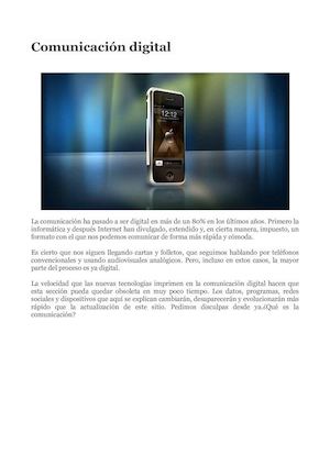 Comunicación Digital