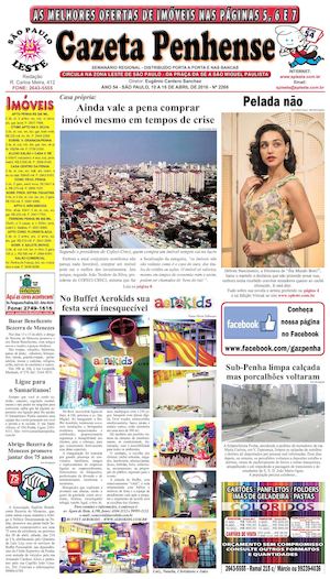 Gazeta Penhense - edição 2266 - 10 a 16.04.16