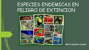 especies endemicas en peligro de extincion colombia