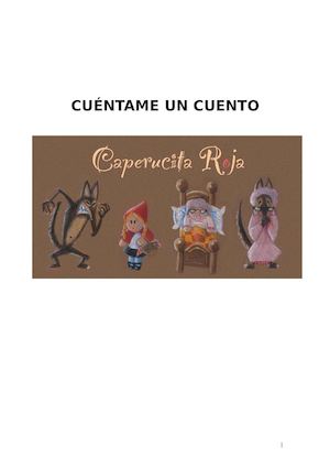 Caperucita Roja Cuc3a9ntame Un Cuento