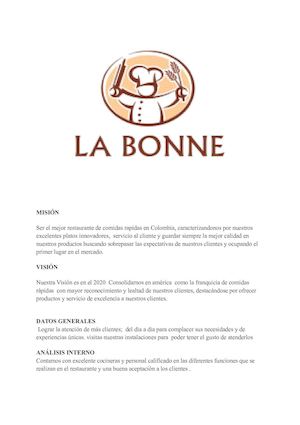 Restaurante La Bonne