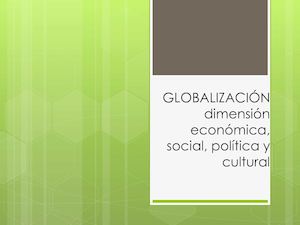 Globalización Def