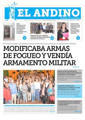Diario El Andino - Lunes 11 De Abril De 2016