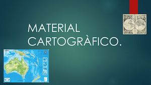 Material Cartogràfico