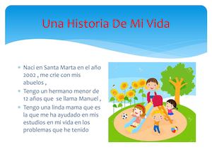 Una Historia De Mi Vida