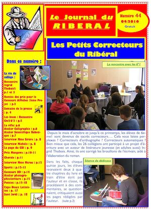 Journal  du Ribéral n°44