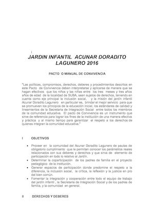 Pacto De Convivencia (1)