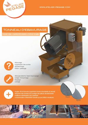 Tonneau D'ebavurage Atelier Pegase