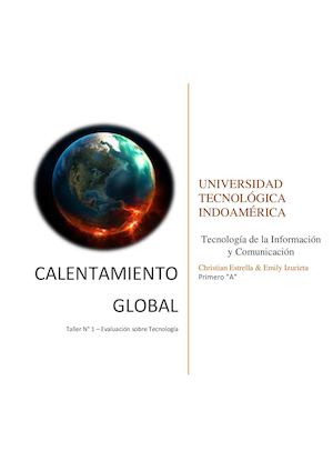 El Calentamiento Global