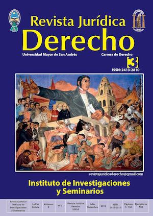 Revista Jurídica Derecho N° 3