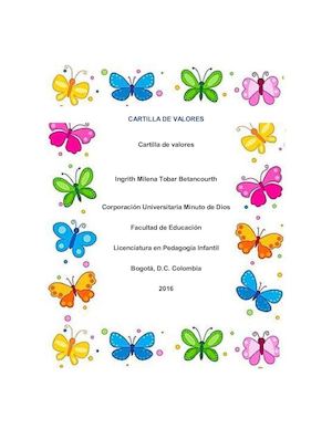 Cartilla De Valores 2