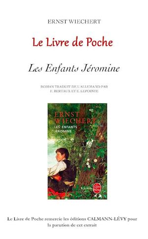 Wiechert Les Enfants Jeromine Extrait