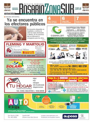 Periódico Rosario Zona Sur, abril 2016
