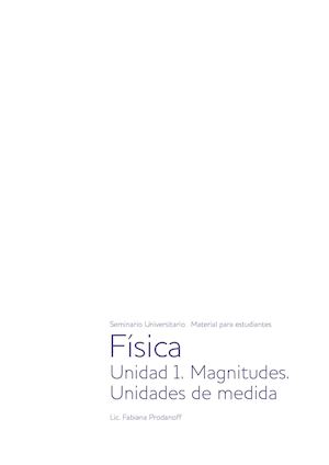 Material de estudio. Unidad 1