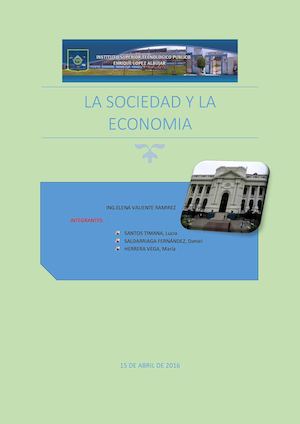 La Sociedad Y La Economia