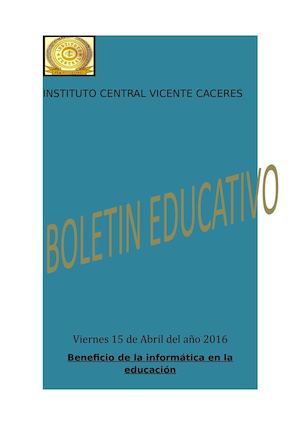Boletin Educativo
