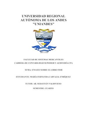 Universidad Regional Autónoma De Los Andes (Fish)