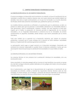 3 2 1 Campos Tecnológicos Y Diversidad Cultural
