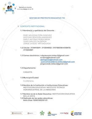 LAS TIC COMO HERRAMIENTAS METODOLOGICA EN EL DESARROLLO DE LA MULTIPLICACIONSubgrupo Cft130 01