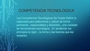 Semana 5 Competencia Tecnológica