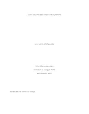 Cuadro Comparativo Del Texto Expositivo Y Argumentativo