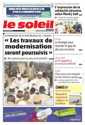 Edition Du 18 Avril 2016