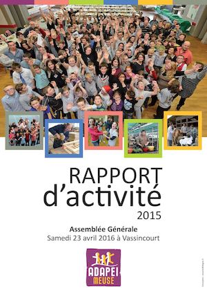 Rapport D'activités 2015 Adapei De La Meuse