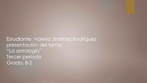 La Astrología